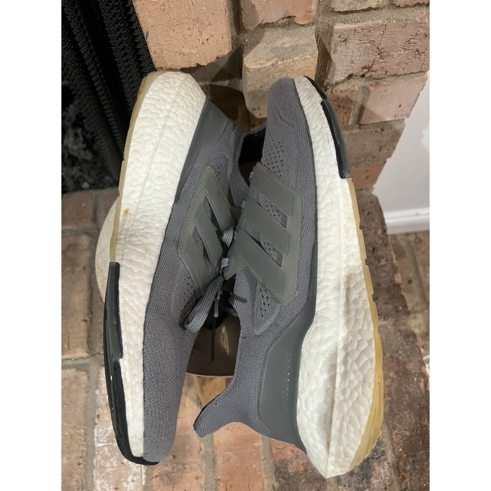 adidas UltraBoost 21 Grey FY0381 Men's Size 12 Running Shoes Boost 2021 - Picture 4 of 9